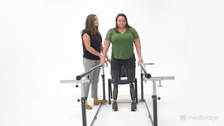Ambulating With Bilateral Lower Extremity Prosthetic Limbs