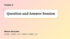 Question & Answer Session