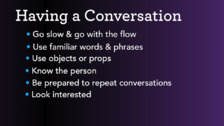 Verbal Interaction Skills