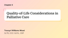 Quality-of-Life Considerations in Palliative Care