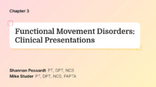 Functional Movement Disorders: Clinical Presentations