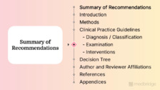 Diagnosis/Classification and Examination in CPGs