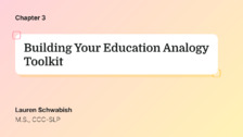 Building Your Education Analogy Toolkit