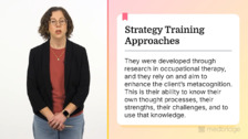 Strategy Training to Improve Functional Cognition