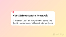 Cost-Effectiveness Research