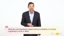 Hypothesis Testing and the Goal of Statistical Analyses