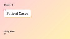 Patient Cases