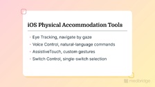 Tools for Physical Accommodation